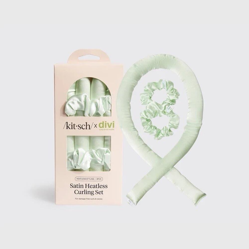 Kitsch x Divi Heatless Curling Set Brand New In Box Limited Edition Color